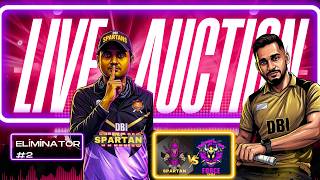 Live Auction for DBI SPARTANS vs DBI FORCES | WOC- 2026 | ELIMINATOR 2