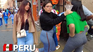 Lima Peru - El Centro | Jr. Cusco | Calle Capón | Jr. Ayacucho 2023 🇵🇪 4K