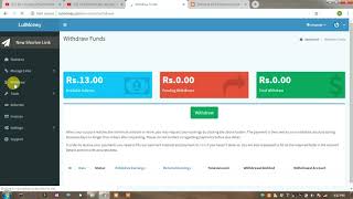 new url shortener website without captcha || 1k views par 12$, url shortner new trick || Lut Money