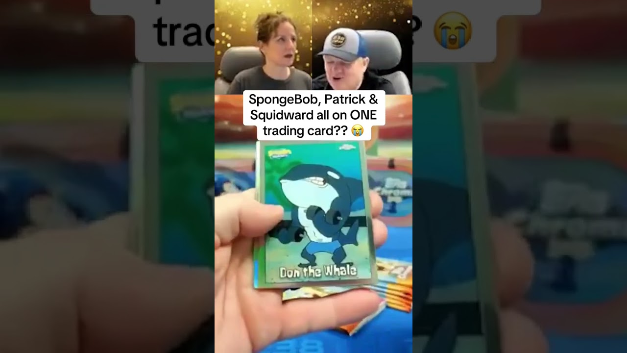 Они нашли сумасшедшую карточку с тремя автографами Губки Боба, Патрика и Сквидварда!