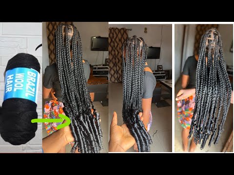 Protective Styling 101: Beautiful Yarn Twists and Locs To Inspire Your Next  'Do | Essence | Brazilian wool hairstyles, Twist braid hairstyles, Yarn braids  styles