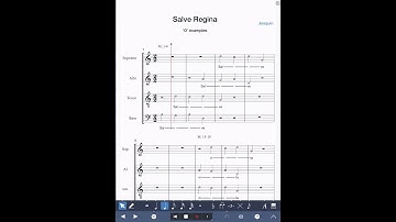 Salve Regina Josquin Desprez O examples