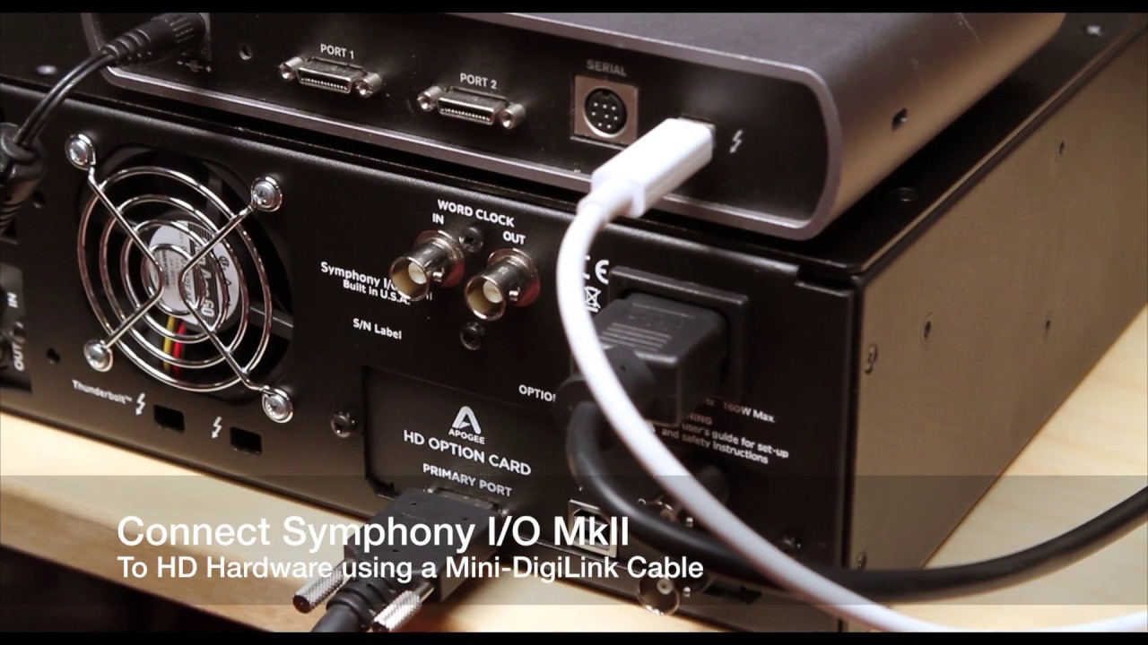 Apogee Symphony I/O Mk II - Getting started with Pro Tools HD
