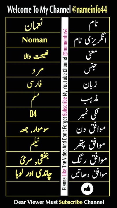 Noman Name Meaning In Urdu noman nouman shortsfeed YouTube noman-name-meaning-in-urdu-noman-nouman-shortsfeed-youtube