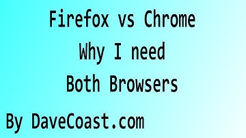 Firefox vs Chrome - Why I Need Both Browsers - HD Video - MiniMorsel
