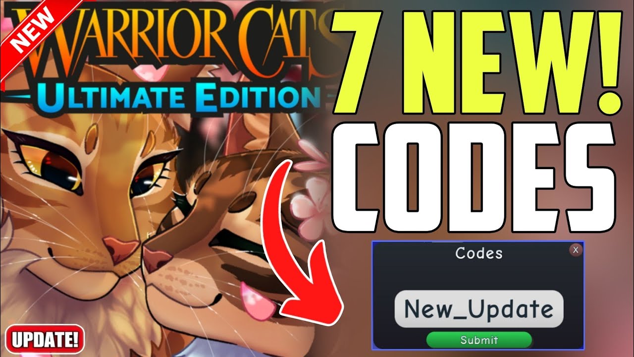 ⚠️New Update⚠️ WARRIOR CATS CODES 2023 ROBLOX WARRIOR CATS ULTIMATE