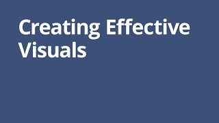 Creating Effective Visuals Wealth