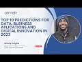 Top 10 Predictions for Data, Business Applications and Digital Innovation in 2023