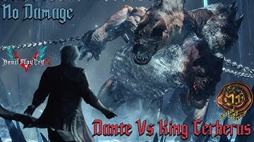 Devil May Cry 5 - Dante vs King Cerberus - No Damage - Aggressive Royal Guard (4K 60fps)