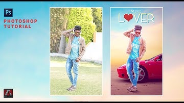 Music Lover - Photoshop manipulation Tutorial For beginners | easy & Quick Method