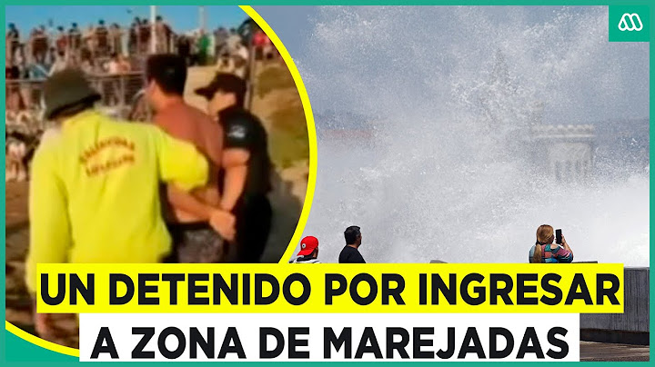 Un detenido por ingresar a zona de marejadas en Viña del Mar: Estaba bajo efectos del alcohol