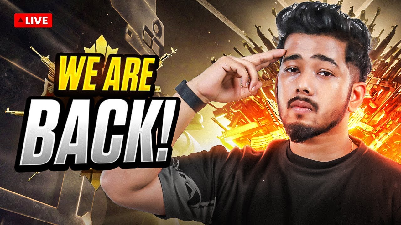 WE ARE BACK | SCOUT IS LIVE w BGMI | 