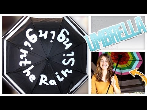 DIY Umbrella Art! - Do It, Gurl