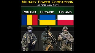 Romania vs Ukraine vs Poland | Military Power Comparison 2024 | Global Power