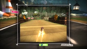 little big planet karting beta intro and gameplay