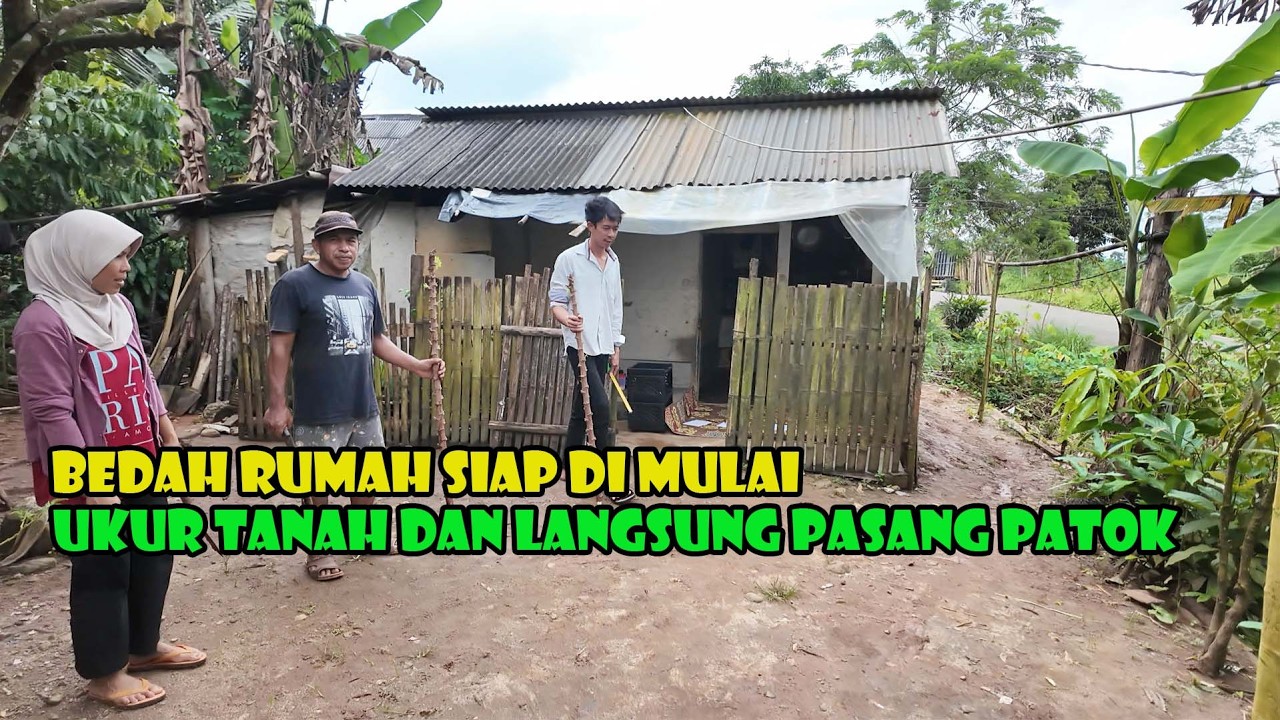 Bedah Rumah Warga Banten Siap Di Mulai..Penebangan Area Langsung Di Kerjakan.