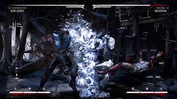 Mortal Kombat X - Sub-Zero (Grandmaster) Consistent Female B2 Combo