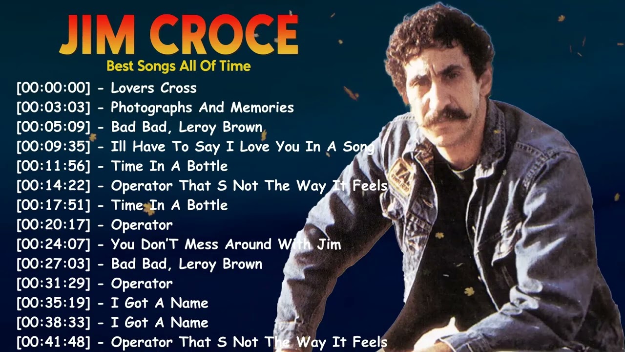 Jim Croce Best of Folk 2026 – Storytelling Songs with Heart and Soul