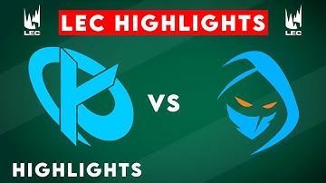 KC vs RGE Highlights | LEC 2025 Winter | Karmine Corp vs Rogue by Onivia