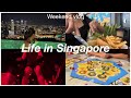 Staycation at marina bay sands renovated room barrys bootcamp lots of food  life in singapore