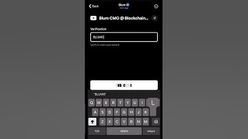 Blum CMO @ Blockchain Life Blum Code