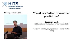 HITS Colloquium: Sebastian Lerch on AI in weather prediction