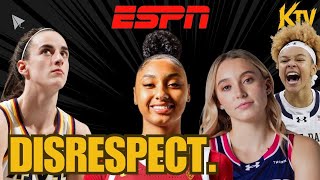 Espn Disrespects Caitlin Clark With Fake Stats To Prop Up Juju Watkins & Paige Bueckers.. Nasty Work