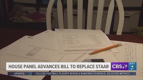 House panel advances bill to replace STAAR test