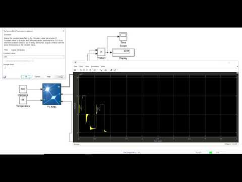 MPPT simulation for