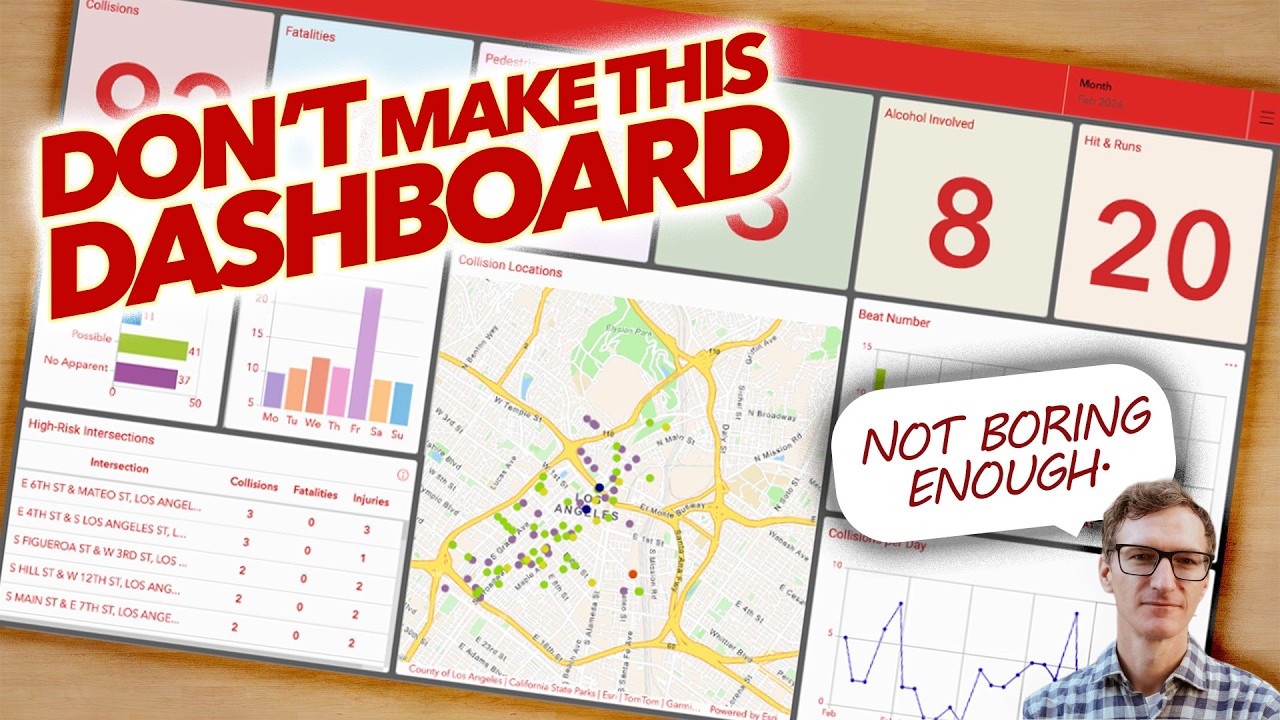 Advice for ArcGIS Dashboard Design - YouTube