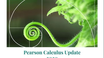 Pearson Calculus 2020 - Managing Gaps in Students