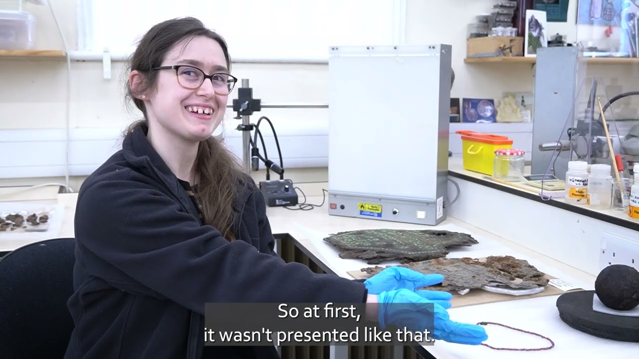 Restoration of Venetian glass beads found in Holy Trinity graveyard in 2016