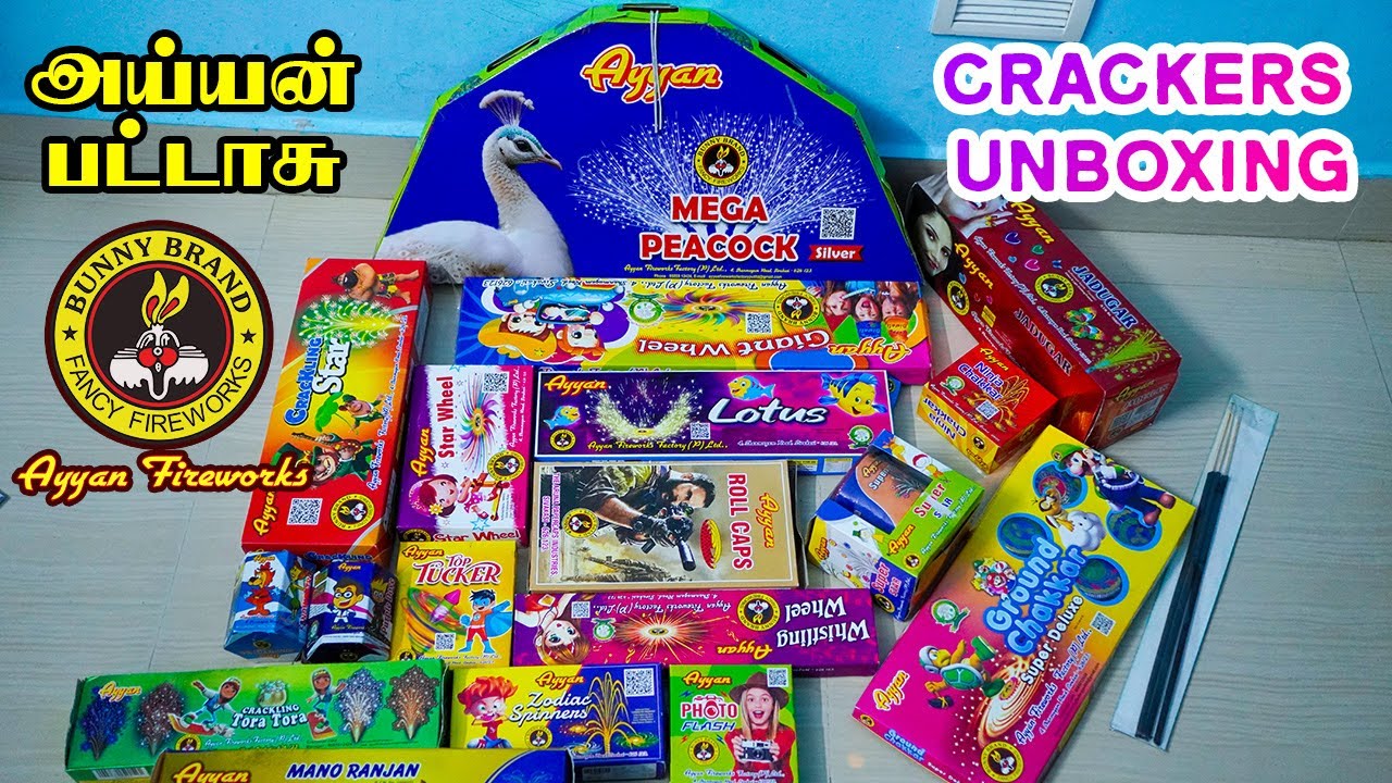 Ayyan Fireworks Sivakasi Crackers Unboxing | அய்யன் பட்டாசு | Crackers World