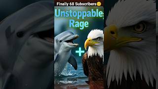 😱 Dolphin Eagle Hybrid Shocked the World! #shorts #1billionviews #shortsfeed #transformation #viral