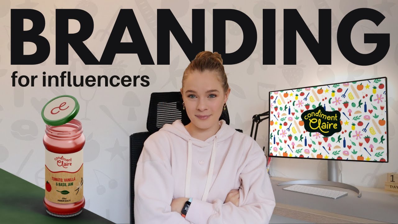 Full Brand Identity Design for TikTok Influencer Condiment Claire