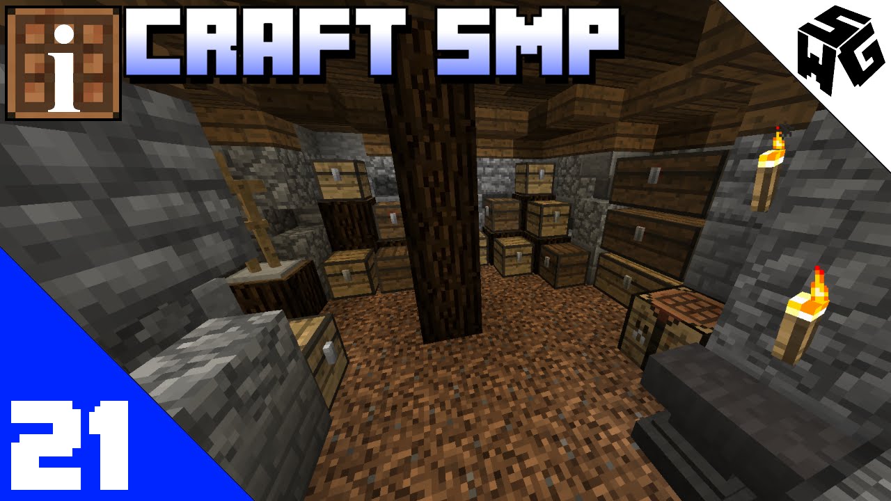 Storage Room and Fun with Luukzilla - iCraft SMP Minecraft Survivial 1.10 :: Ep21