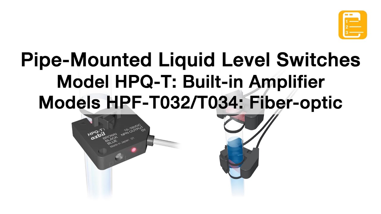 Application-specific type] Pipe-Mounted Liquid-Level Switches with 