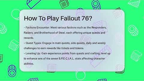How To Play Fallout 76? - The SciFi Reel