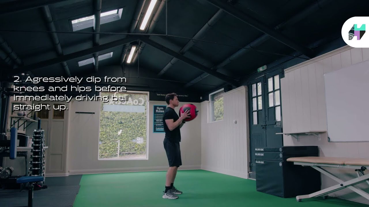 Medicine Ball Push Press YouTube