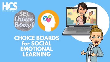 Choice Boards with Social Emotional Learning