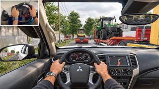 New Mitsubishi Titan | Euro Truck Simulator 2 | Steering Wheel Gameplay screenshot 1