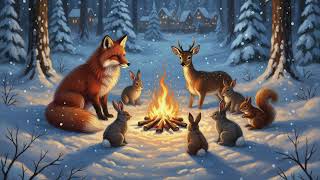 30 Minutes of Whimsical Winter Wonderland ❄️ | Cozy Forest Animal Art for Relaxation