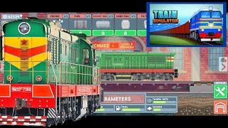 Shunting diesel locomotive ChME3 in Train Simulator - 2D Railroad Game screenshot 5