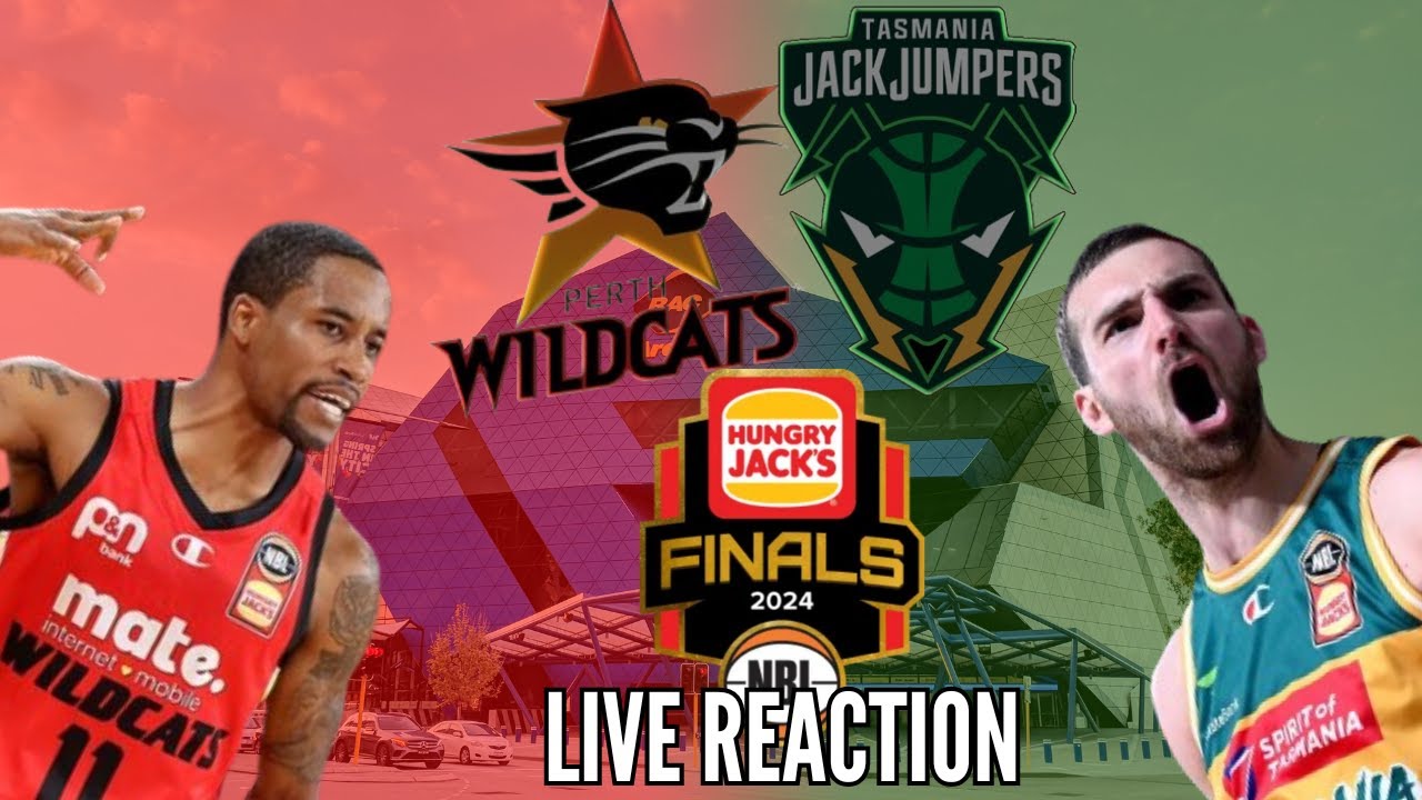 WILDCATS V JACKJUMPERS NBL FINALS 2024 LIVE REACTION 1ST HALF YouTube