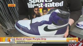 Purple drip at Bank of Hype - Arden Fair Mall
