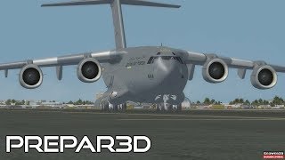 Prepar3d P3D C-17A Dubai Tour