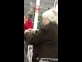 Lady flips out at grocery store