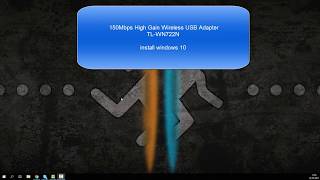 How install TP-LINK TL-WN722N driver for Windows 10