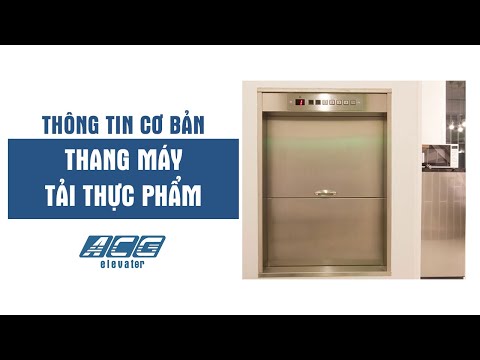 Video Thang máy tải thực phẩm ACG - youtube