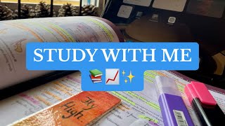 2 Hour Study With Me Pomodoro Flowing Water